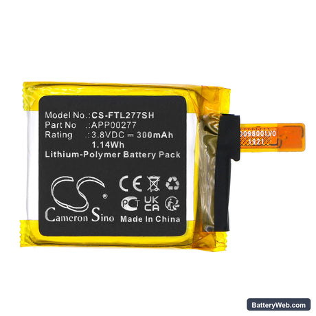 Fossil Launches LTE Replacement Battery, 3.8V, 300mAh, Li-Polymer 3