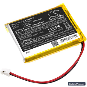Fatboy Edison the Petit Replacement Battery, 3.7V, 1600mAh, Li-Polymer 1