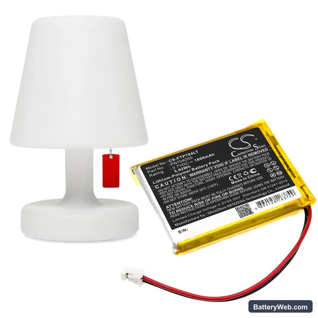 Fatboy Edison the Petit Replacement Battery, 3.7V, 1600mAh, Li-Polymer 6
