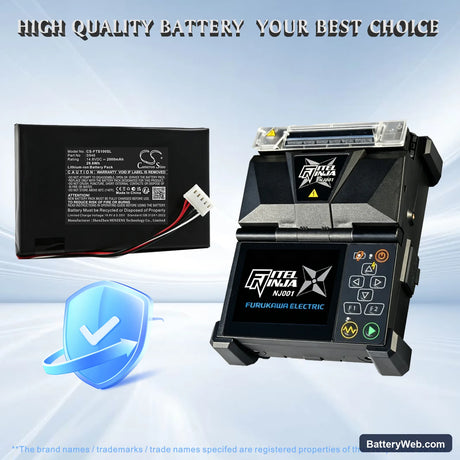 Fitel Ninja fusion splicers Replacement Battery, 14.8V, 2000mAh, Li-ion 1
