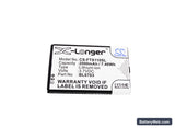 Fly TS110 Replacement Battery, 3.7V, 2000mAh, Li-ion 5