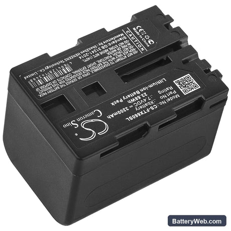 Fluke TiX1000 Replacement Battery, 7.4V, 3200mAh, Li-ion 2