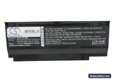 Fujitsu M1010 Replacement Battery, 14.4V, 2200mAh, Li-ion 5