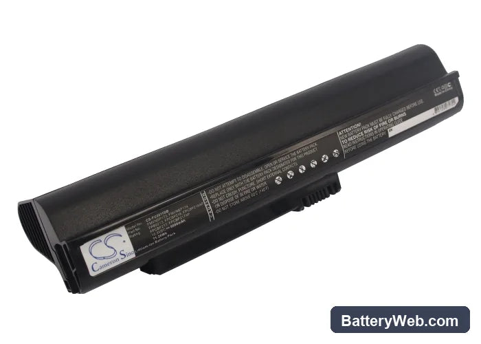 Fujitsu LifeBook M2010 Replacement Battery, 10.8V, 6600mAh, Li-ion 1