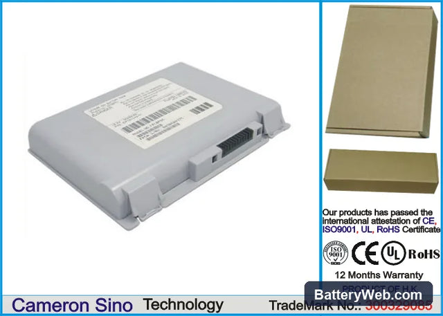 Fujitsu LifeBook C2210 Replacement Battery, 14.4V, 4400mAh, Li-ion 1