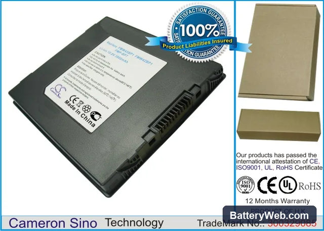Fujitsu Stylistic 3400 Replacement Battery, 10.8V, 3600mAh, Li-ion 1