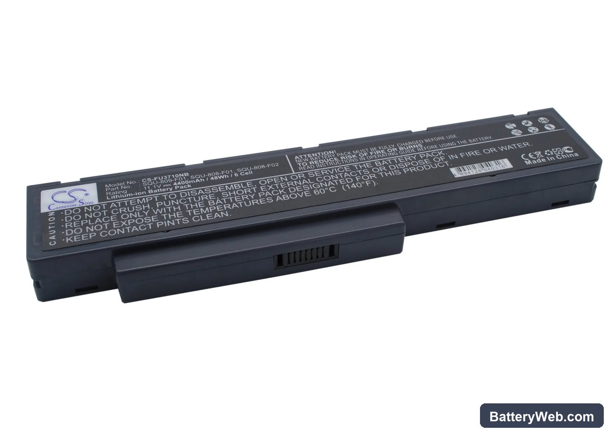 Fujitsu Amilo Li3710 Replacement Battery, 11.1V, 4400mAh, Li-ion 2