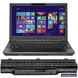 Fujitsu LifeBook A512 Replacement Battery, 10.8V, 4400mAh, Li-ion 4