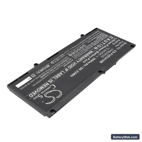 Fujitsu LIFEBOOK E5413 Replacement Battery, 15.44V, 3900mAh, Li-Polymer 2