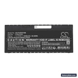 Fujitsu LifeBook E448-E4480M35SOIT Replacement Battery, 14.4V, 3450mAh, Li-Polymer 3
