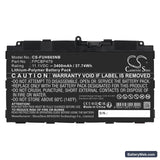 Fujitsu Stylistic Q616 Replacement Battery, 11.1V, 3400mAh, Li-Polymer 3