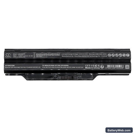 Fujitsu LifeBook SH782 Replacement Battery, 10.8V, 5200mAh, Li-ion 5