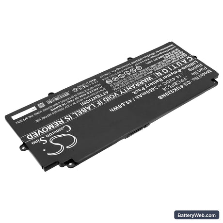 Fujitsu LifeBook U937 Replacement Battery, 14.4V, 3450mAh, Li-Polymer 2