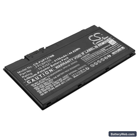 Fujitsu LifeBook U727 Replacement Battery, 10.8V, 4150mAh, Li-Polymer 1