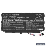 Fujitsu Arrows Tab Q506 Replacement Battery, 3.75V, 9000mAh, Li-Polymer 3