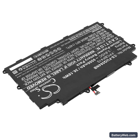 Fujitsu Stylistic Q584 Replacement Battery, 3.8V, 9500mAh, Li-Polymer 2