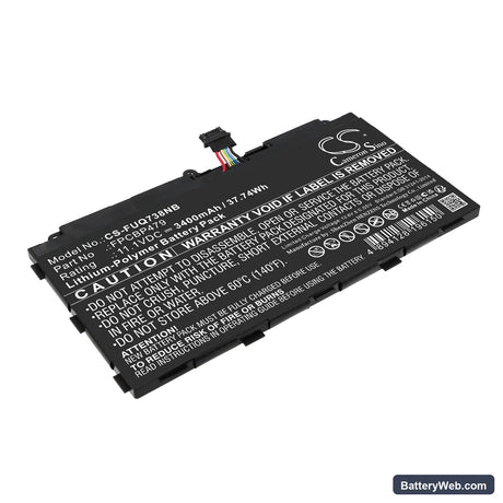 Fujitsu Stylistic Q665 Replacement Battery, 11.1V, 3400mAh, Li-Polymer 1