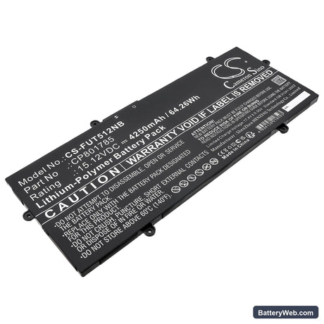 Fujitsu LifeBook E4512 Replacement Battery, 15.12V, 4250mAh, Li-Polymer 1