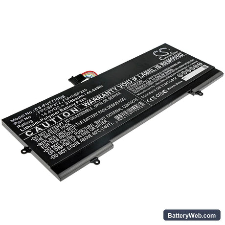 Fujitsu Lifebook U77 Replacement Battery, 14.4V, 3100mAh, Li-Polymer 1