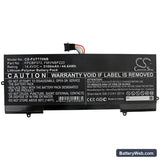 Fujitsu Lifebook U77 Replacement Battery, 14.4V, 3100mAh, Li-Polymer 3