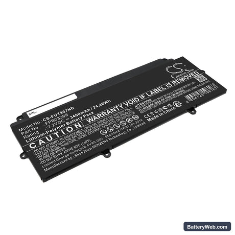 Fujitsu FUTRO MU937 Replacement Battery, 7.2V, 3400mAh, Li-Polymer 1