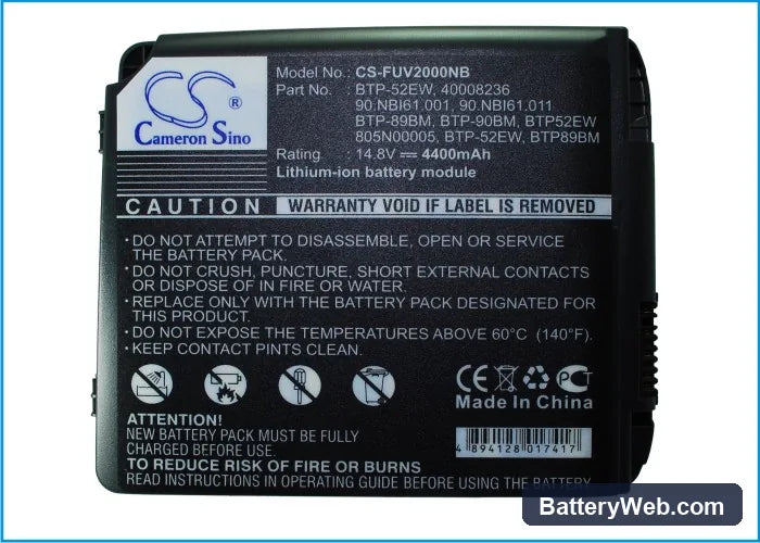 Xeron Sonic Pro X155G Replacement Battery, 14.4V, 4400mAh, Li-ion 5