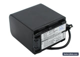 Sony HDR-TG1 Replacement Battery, 7.4V, 1950mAh, Li-ion 2