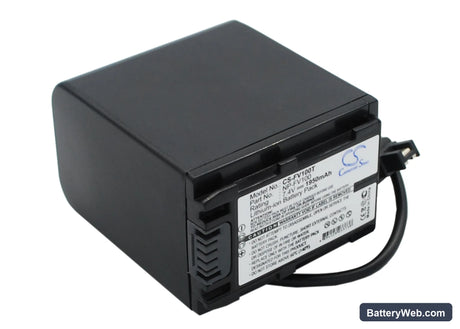 Sony HDR-TG1 Replacement Battery, 7.4V, 1950mAh, Li-ion 2