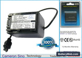 Sony HDR-TG1 Replacement Battery, 7.4V, 1300mAh, Li-ion 1