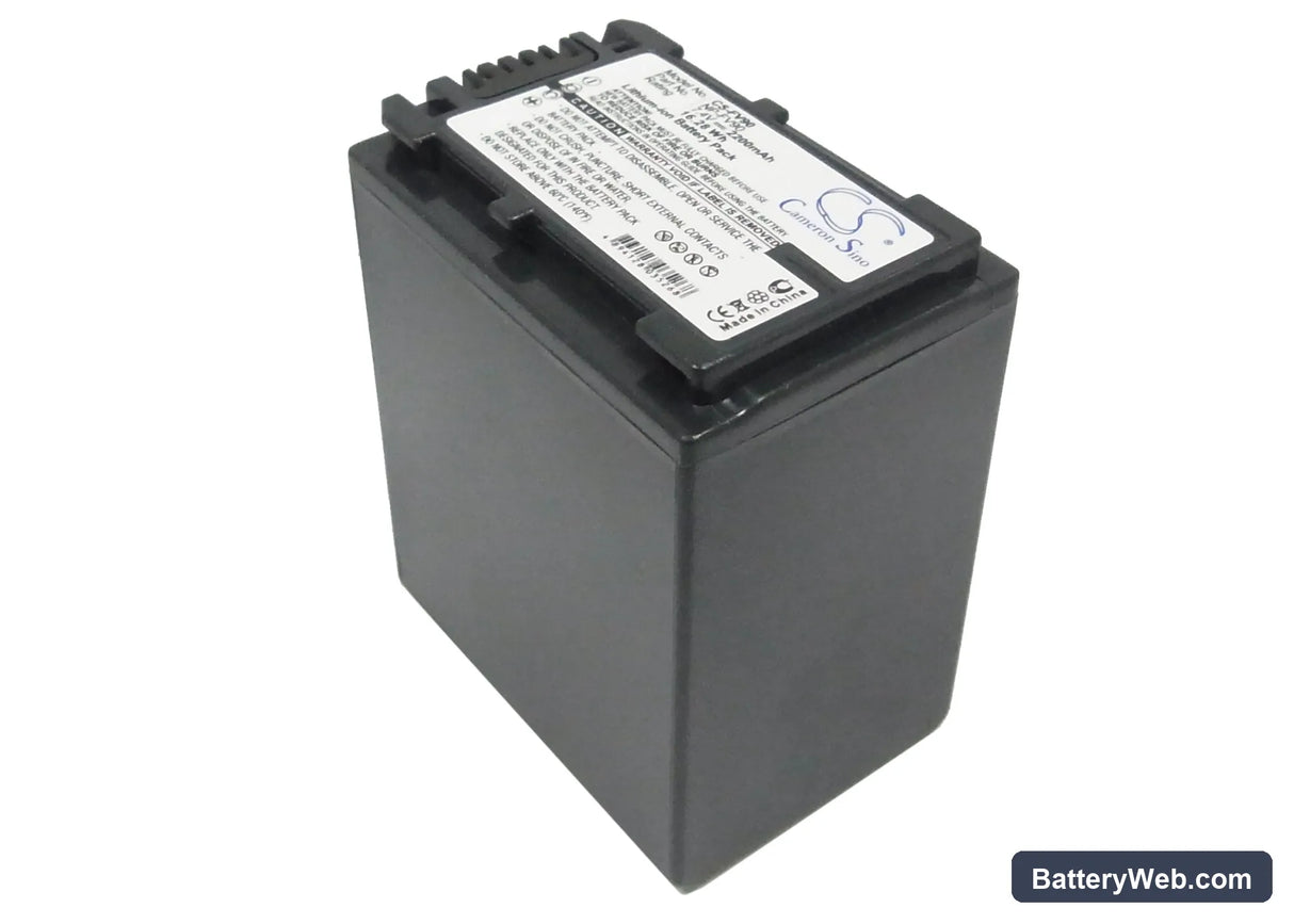 Sony HDR-TG1 Replacement Battery, 7.4V, 2200mAh, Li-ion 1