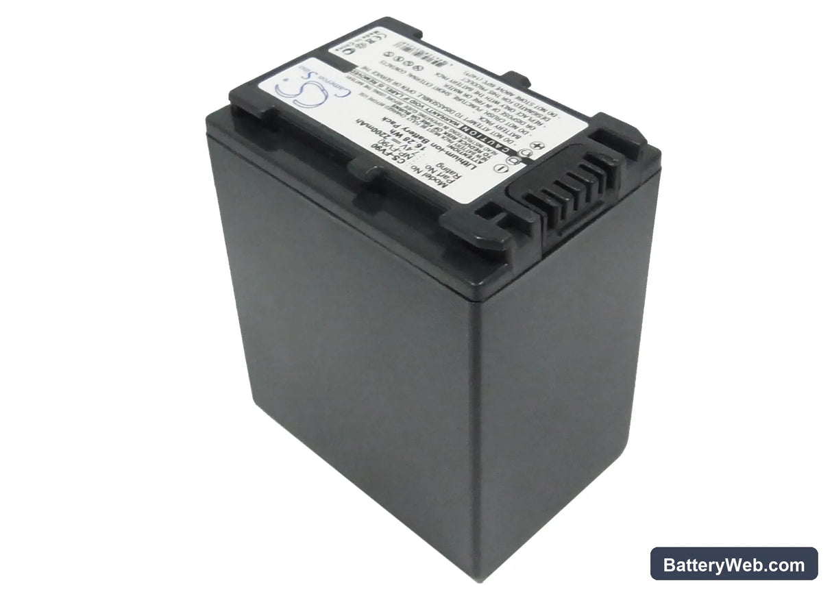 Sony HDR-TG1 Replacement Battery, 7.4V, 2200mAh, Li-ion 2