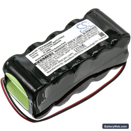 Fresenius MCM 404 Replacement Battery, 12V, 1800mAh, Ni-MH 1