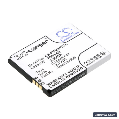 FRITZ!Fon M2 Replacement Battery, 3.7V, 700mAh, Li-ion 1