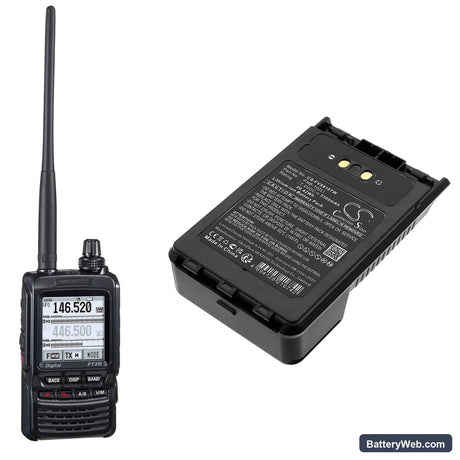Yaesu FT-3D Replacement Battery, 7.4V, 3300mAh, Li-ion 6