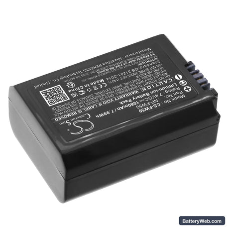 Sony NEX-5 Replacement Battery, 7.4V, 1080mAh, Li-ion 2