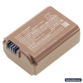 Sony NEX-5 Replacement Battery, 7.4V, 1050mAh, Li-ion 1