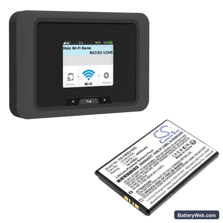 Franklin A50 Replacement Battery, 3.8V, 4850mAh, Li-Polymer 4