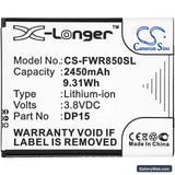T-Mobile T9 Replacement Battery, 3.8V, 2450mAh, Li-ion 3
