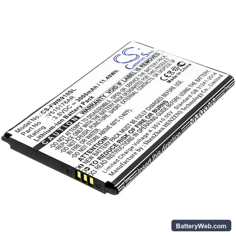 Franklin Wireless R910 Replacement Battery, 3.8V, 3000mAh, Li-ion 1