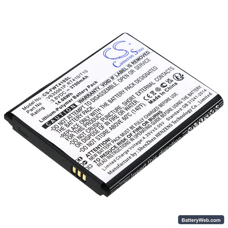 Franklin Wireless T10 Replacement Battery, 3.8V, 3700mAh, Li-Polymer 1