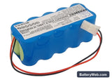 Fukuda FC-1760 Replacement Battery, 12V, 3000mAh, Ni-MH 2