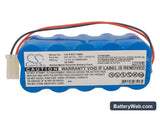 Fukuda FC-1760 Replacement Battery, 12V, 3000mAh, Ni-MH 5