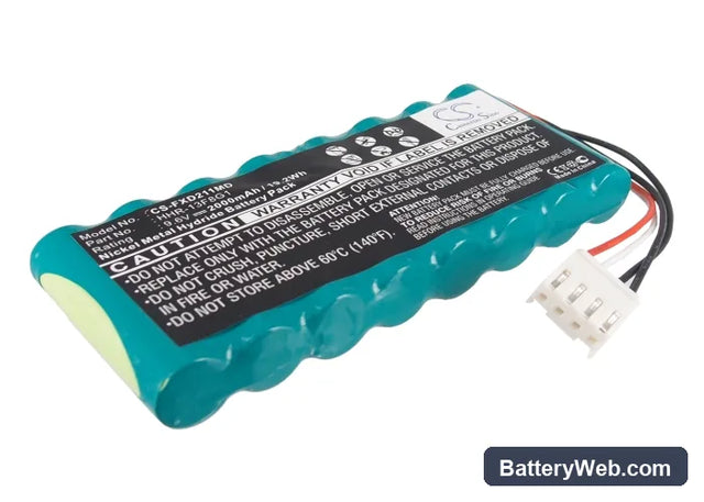 Fukuda FX-2111 Replacement Battery, 9.6V, 2000mAh, Ni-MH 1