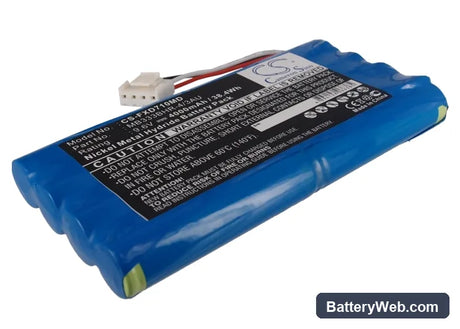 Fukuda FX-7102 Replacement Battery, 9.6V, 4000mAh, Ni-MH 1