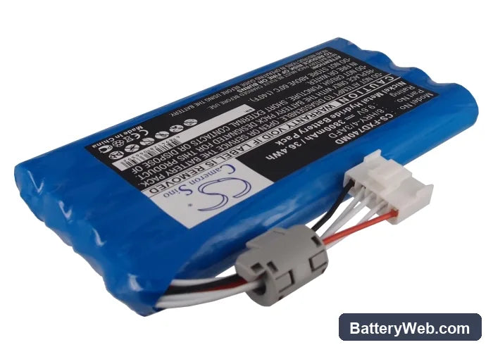 Fukuda FX-7402 Replacement Battery, 9.6V, 3800mAh, Ni-MH 2