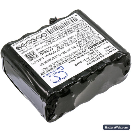 Fukuda Monitor DS5100 Replacement Battery, 12V, 3800mAh, Ni-MH 2