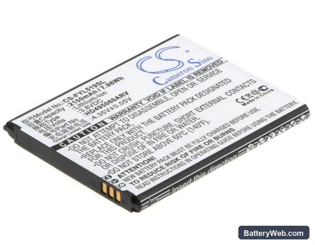 Ruiheng 8311 Replacement Battery, 3.8V, 2100mAh, Li-ion 1
