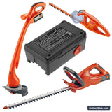 Flymo Contour Cordless XT Replacement Battery, 18V, 1500mAh, Ni-MH 6