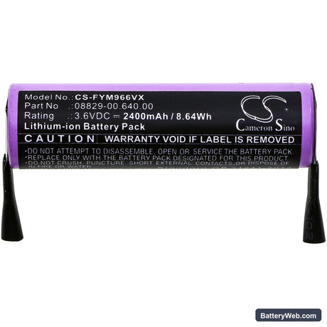 Flymo Freestyler Replacement Battery, 3.6V, 2400mAh, Li-ion 3