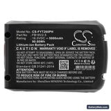 Flymo UltraTrim 260 Replacement Battery, 18V, 5000mAh, Li-ion 5